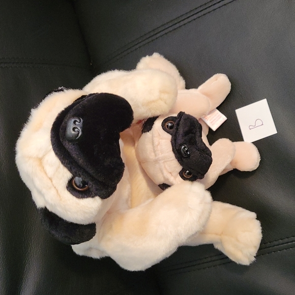Ty Other - Pug!!! Set of two EXCELLENT NEW CONDITION